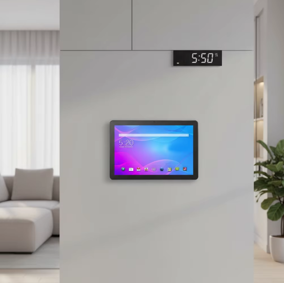 Smart 10.1/15.6 Inch Android Tablet Pc Meeting Room Tablet POE Nfc Tablet Wall Mounted Smart Home Control Matter With Light
