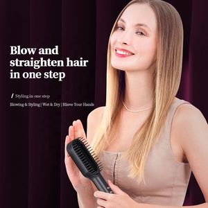 Piastra per Capelli Multifunzione per Barbieri e Uso Domestico, Strumento di <span class=keywords><strong>Styling</strong></span> con Riscaldamento PTC, Asciugacapelli e Ferro Piatto per Capelli Bagnati e Asciutti - Product Image 4