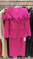 Robe droite à manches longues avec volants, vêtements décontractés pour femmes, polyester, broderie 3D
