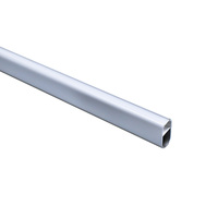 Profilé en aluminium pour bande LED, canal d'extrusion encastré ou en saillie avec diffuseur en PC pour éclairage