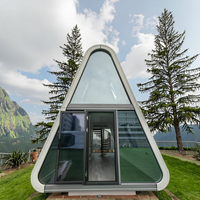 Capsule de camping de luxe moderne en acier préfabriqué, système intelligent, pour usage extérieur, hôtel, bureau, bâtiment – Marque Qianglin à montage rapide