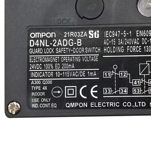 สวิตช์ล็อกประตูนิรภัยป้องกัน D4NL-2ADG-B - Product Image 2