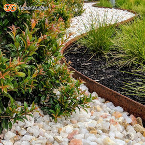 Bordure de jardin en acier corten résistant à la corrosion, nouveau style, 6 pouces, effet patiné, pliage supérieur à 180 degrés, 6 pièces, facile à installer - Product Image 5