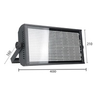 Lumière de scène LED DMX Control 1000w RGB Full Color Atomic Led Strobe Light LED pour DJ Club Party Concert