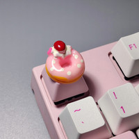 Stz — porte-clés en résine faite à la main, forme de lapin rose arc-en-ciel, fabrication artisanale, une pièce pour OEM R4