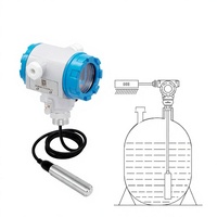 Transmetteur de pression en acier inoxydable de niveau IP68, sonde classique de 27 mm, conception étanche dédiée avec écran LCD