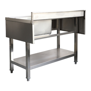 Usine Offre Spéciale Grand Diamètre En Acier Inoxydable <span class=keywords><strong>Cuisine</strong></span> Évier <span class=keywords><strong>de</strong></span> Coutume Avec Côté gauche <span class=keywords><strong>Plan</strong></span> <span class=keywords><strong>de</strong></span> <span class=keywords><strong>Travail</strong></span> - Product Image 5