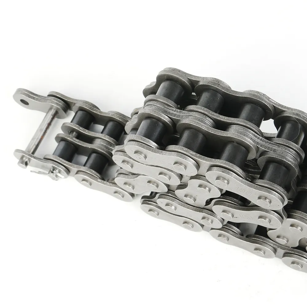 Factory Wholesale Carbon steel alloy 20A-2 Industrial custom single row and double row roller chains