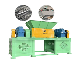 Trituradora de doble eje de alto rendimiento OEM para residuos industriales, máquina trituradora de aluminio, trituradora de chatarra metálica - Product Image 1