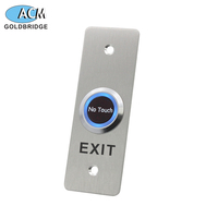 Bouton de sortie du capteur infrarouge Standard américain sans contact