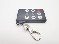 Télécommande universelle mini pour téléviseur avec porte-clés, télécommande à code d'apprentissage IR pour TV