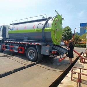Camion d'aspiration des eaux usées HOWO 12CBM 4X2, châssis Sinotruk, citerne à vide de 12000 litres, camion aspirateur d'égouts - Product Image 5