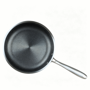 Sartén Antiadherente FLEY Honeycomb con Fondo <span class=keywords><strong>de</strong></span> Acero Inoxidable, Resistente al Calor, Fácil <span class=keywords><strong>de</strong></span> Limpiar, Utensilios <span class=keywords><strong>de</strong></span> <span class=keywords><strong>Cocina</strong></span> para el Hogar - Product Image 4