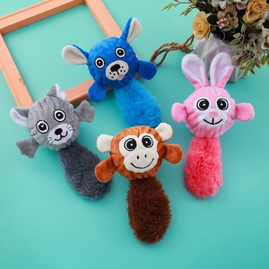 Jouet en peluche écologique pour animaux de compagnie, jouet sonore, résistant aux morsures, balle qui couine, jouet à mâcher pour chien et chat, nettoyage des dents, fournitures interactives pour animaux de compagnie - Product Image 1