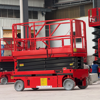 Scherenhebebühne Selbstfahrend Manganstahl Mobile Elektrische Scherenhebebühne für Lagerhäuser Hydraulisches Hebesystem