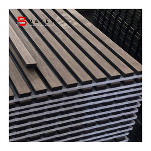 BEIEN panneau <span class=keywords><strong>acoustique</strong></span> Absorption <span class=keywords><strong>acoustique</strong></span> déco panneau mural salle d'exposition décoration murale panneau de placage en bois naturel - Product Image 4