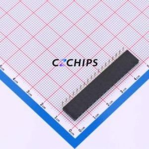 HC-PM254-8.5H-1x18PW Pin Socket Bent Lead Through Hole,P=2.54mm Connector 1x18P 2.54mm Square Hole Right Angle Insert - Product Image 1