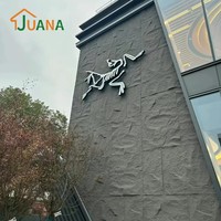 Revêtement en polyuréthane pour extérieur et intérieur, résistant aux UV, panneau décoratif imprimé avec texture poreuse, pour les façades de magasins, résidences, usines