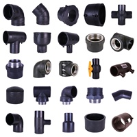 50mm PE100 Suministro de agua HDPE Fitting Electro Fusion End Cap Pipe Fitting