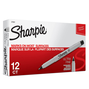 Marqueurs permanents <span class=keywords><strong>Sharpie</strong></span> extra fins pour tissu - 10 couleurs, pointe aiguille 0,5 mm, très demandés - Product Image 3