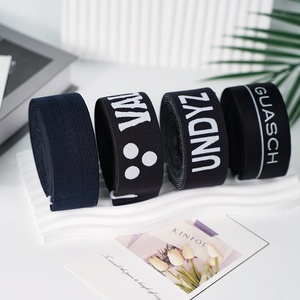 Cinta de Tela Jacquard con Logotipo Personalizado para Accesorios de Ropa, Cinta Elástica y No Elástica para Cintura, para Prendas y Bolsos - Product Image 3