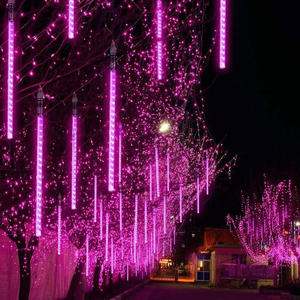 Đèn chuỗi <span class=keywords><strong>LED</strong></span> hình mưa sao băng đạt chuẩn IP65 dùng trang trí ngoài trời Giáng sinh, đám cưới và tiệc tùng - Product Image 6