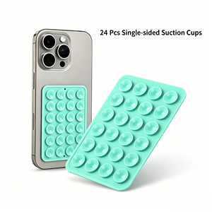 Support de téléphone multifonctionnel en silicone à <span class=keywords><strong>ventouse</strong></span> simple face, sans perçage - Product Image 1