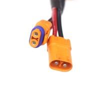 Câble d'extension d'alimentation pour drone multirotor Amass 1100mm, connecteur LFB40-F/LFB50-F, silicone 10AWG
