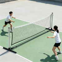 Système de filet de pickleball professionnel Procourt 22FT pour l'entraînement des enfants et des adultes avec poteaux ovales en tube d'acier, sac de transport, toutes saisons