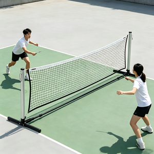 Professional XUANTA BXP-1 Procourt Pickleball Net System 22FT Training Children Adults Oval Steel Tube Poles Carry Bag All - Product Image 2