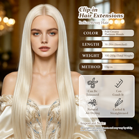 Extensions de cheveux indiens Remy non traités, naturels, ondulés, tissage double trame, cheveux humains vierges rebondissants, permanent