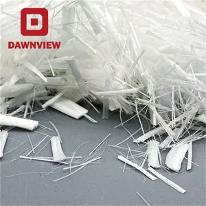 Dawnview Branco Reforço De Concreto Fibra Anti Cracking Polímero Sintético Microfibra