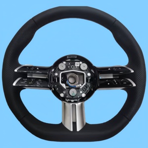 Volante AMG de cuero modificado para <span class=keywords><strong>Mercedes</strong></span>-Benz, accesorio de modelo antiguo para volante <span class=keywords><strong>Mercedes</strong></span> benz clase c W205 Amg - Product Image 6