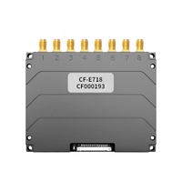 Module lecteur RFID Chafon CF-E718 longue portée UHF 8 ports, puce IMPINJ E710, aluminium, 865-928 MHz, 1100 étiquettes/sec