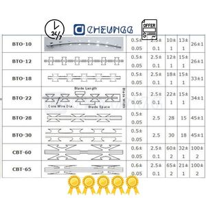 2025 loại Bto-28 của dao cạo dây giá Bto-22 mạ kẽm dao cạo dây hàng rào chống concertina Bto-30 dao cạo dây thép gai - Product Image 2