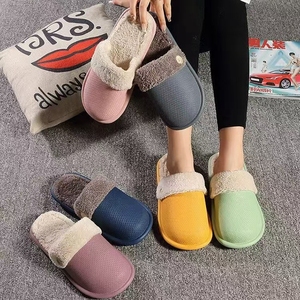 Nouvelle Collection Hiver – Chaussons Décontractés Amovibles Chauds avec Semelle Extérieure en <span class=keywords><strong>EVA</strong></span> pour Couples – Pantoufles en Peluche pour Femmes et Hommes - Product Image 1