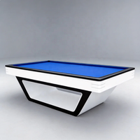 Mesa de billar comercial de diseño moderno de 8, 9 y 10 pies, mesa de billar coreana de lujo de 3 bandas, mesa de billar Hollywood en venta