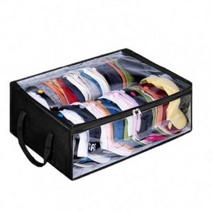 Bolsa de Almacenamiento Multiusos para Sombreros, Ropa, Edredones, Ropa Interior, Plegable, Visible, a Prueba de Polvo, Organizador del Hogar, Bolsa de Almacenamiento - Product Image 5