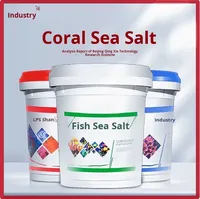 Sal Marina de Coral Plástica Cuadrada Moderna y Ecológica Yeye para Acuarios, Peces de Agua Salada, Cangrejos Ermitaños, Uso en Vivo, 1 Año de Garantía, 1 kg