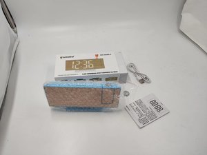 Có thể điều chỉnh <span class=keywords><strong>LED</strong></span> Chiếu kỹ thuật số và analog kỹ thuật số Đồng hồ báo thức với chức năng báo lại cho phòng ngủ nghiên cứu bảng - Product Image 6