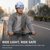 Casque de moto ouvert OEM ODM pour cyclomoteur et scooter, coque en PC pour adultes, vente en gros