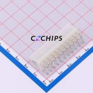 3.96-11AWT Wire-to-Board Pin Header Bent Lead Through Hole,P=3.96mm Connector 1x11P 3.96mm Right Angle Insert 11P - Product Image 2