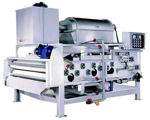 Filtre à bande concentré à tambour rotatif sous vide pour la déshydratation des boues - Product Image 5