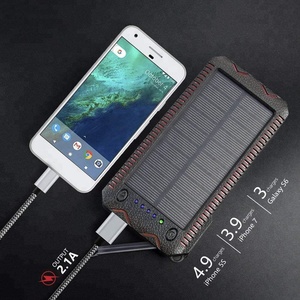<span class=keywords><strong>Chargeur</strong></span> Solaire étanche 20000 mAh Banque D'énergie Solaire avec Allume-cigare - Product Image 2