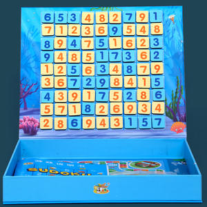 Jeu de société de grille <span class=keywords><strong>Sudoku</strong></span> magnétique 4x6 pour enfants améliorant le cerveau des jeunes étudiants jouet éducatif d'intelligence de pensée logique - Product Image 2
