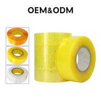 Cinta de Embalaje Acrílica BOPP RTS de 48 mm x 100 m, Impermeable, Amarilla, Envío Directo desde Guangxi, Entrega en 3-7 Días, Indonesia, Malasia, Vietnam