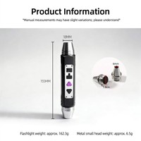 DUNFBIRD NOUVEAU Lampe torche UV haute sensibilité 395nm pour jade, test précis des gemmes et des diamants, économique, durable, non toxique, CE IP54