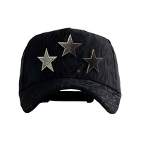 Gorra de Béisbol de Felpa a la Moda, Unisex, de Cinco Paneles, de Algodón, Ajustable, con Cierre a Presión y Diseño de Letras