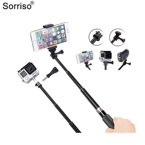 <span class=keywords><strong>Palo</strong></span> <span class=keywords><strong>Selfie</strong></span> Monopie Extensible de Aluminio SORRISO para Cámara de Acción GoPro, Insta360 Hero, DJI Osmo, Estabilizador para Transmisión en Vivo - Product Image 6