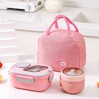 Ensemble de boîtes à lunch disponible en 3 couleurs, adapté au bureau, à l'école, aux travailleurs en plein air, à la boîte à lunch réutilisable au micro-ondes